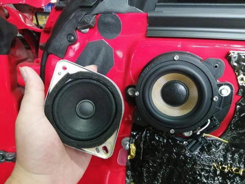 深圳汽車(chē)音響改裝,福特野馬,升級(jí)phass妃仕pi 165g3三分頻揚(yáng)聲器